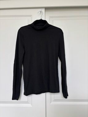 J. Crew Black Turtleneck Top Size M